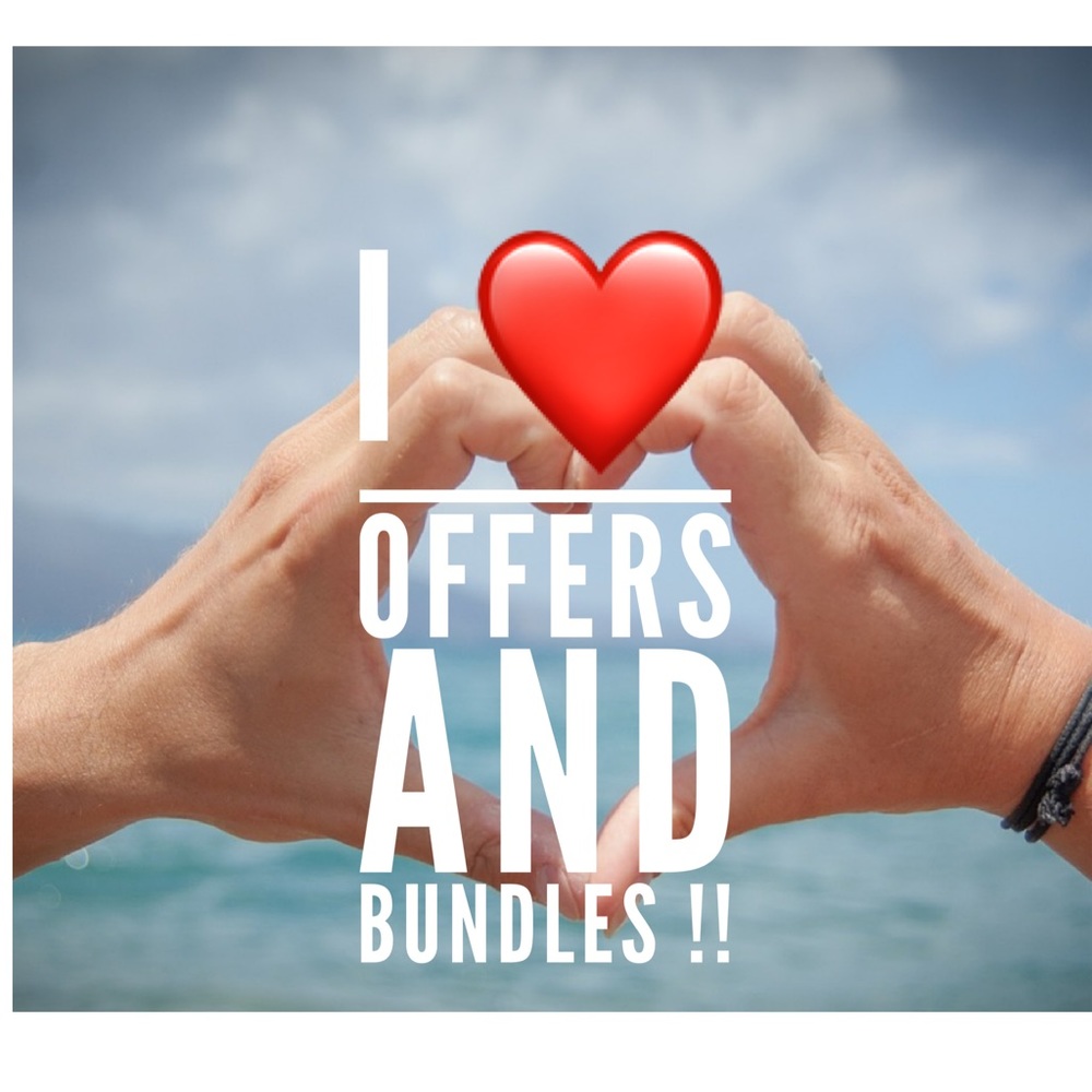 Make me a reasonable offer!! Bundle your likes!!